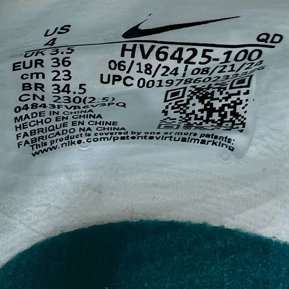 Nike Triple Jump Elite 3 Men's Size 4 White‎ Green Jumping Spikes HV6425-100 NEW